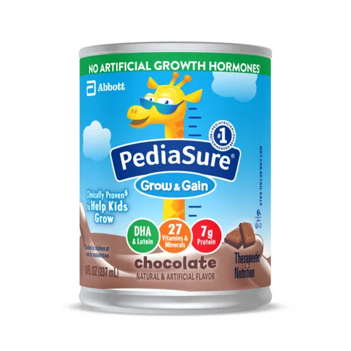 Abbott PediaSure® Grow and Gain Nutritional Formula, Chocolate, 8 oz