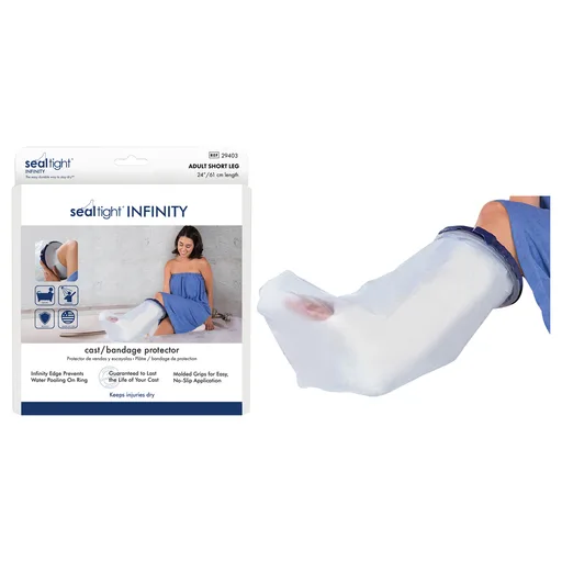 Brownmed Seal-Tight Infinity Cast Protector, Adult, 24" Short Leg