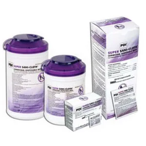 PDI Inc Super Sani-Cloth Germicidal Disposable Wipe Packets