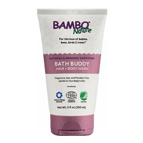 Abena Bambo Nature Bath Buddy Baby Hair and Body Wash, 5 oz