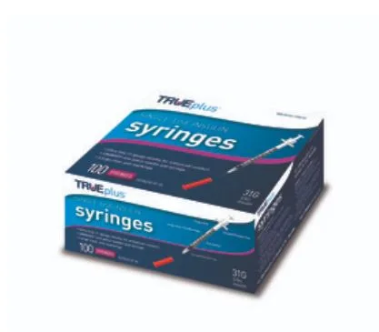 Nipro TRUEplus Insulin Syringe 31G x 5/16"