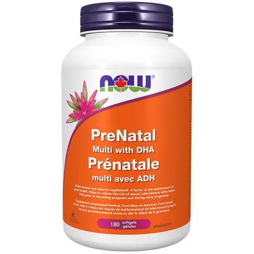 NOW Foods Pre-Natal Multivitamin with DHA Softgels