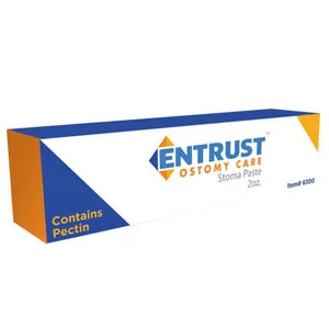 Fortis Entrust Ostomy No Sting Pectin-Based Paste 2 oz Tube