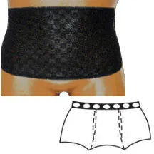 OPTIONS Ladies' Brief with Open Crotch and Built-In Barrier/Support