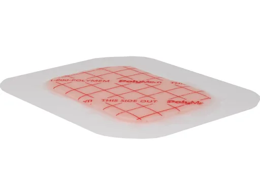 Ferris PolyMem Adhesive Island Dressing 4" x 5" with 2" x 3" Pad