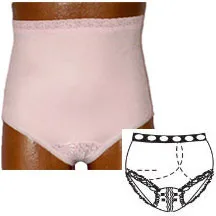 OPTIONS™ Split-Lace Crotch with Built-In Barrier/Support