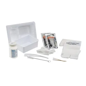 Kendall Tracheostomy Care Tray with Latex-Free Gloves