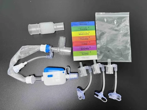 Pepper Medical Closed Suction Catheter with Elbow Adaptor, 12Fr ETT