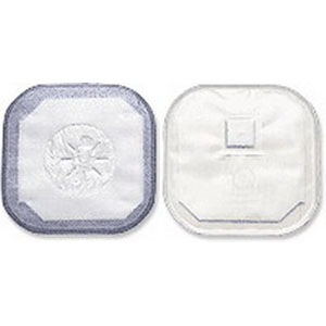 Hollister Stoma Cap with Porous Cloth Tape Adhesive 2" Pre-Cut, 4-1/4" Size, Filter, Transparent