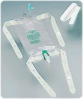 Bard Dispoz-A-Bag Leg Bag with Flip-Flo Valve, Medium, 19 oz
