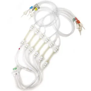 Braun Pinnacle 6-Lead Vented Transfer Set, Preassembled