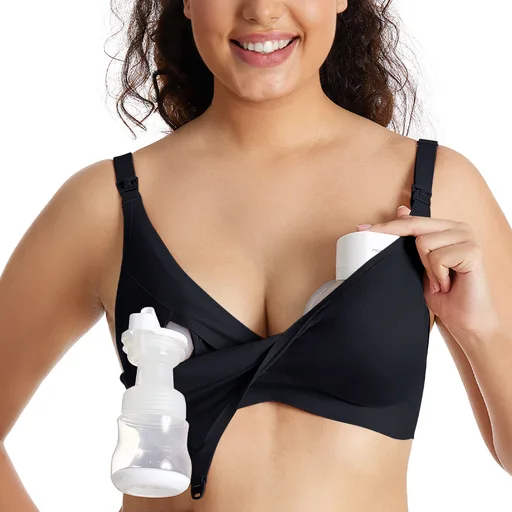 Momcozy Jelly Strip Seamless & Effortless Pumping Bra