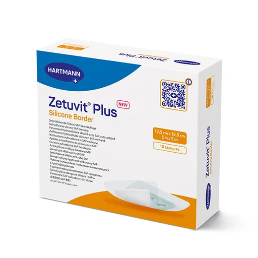 Zetuvit Plus Silicone Border Dressing