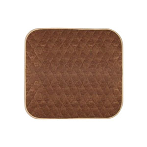 Priva Soff-Quilt Reusable Chair Pad Brown