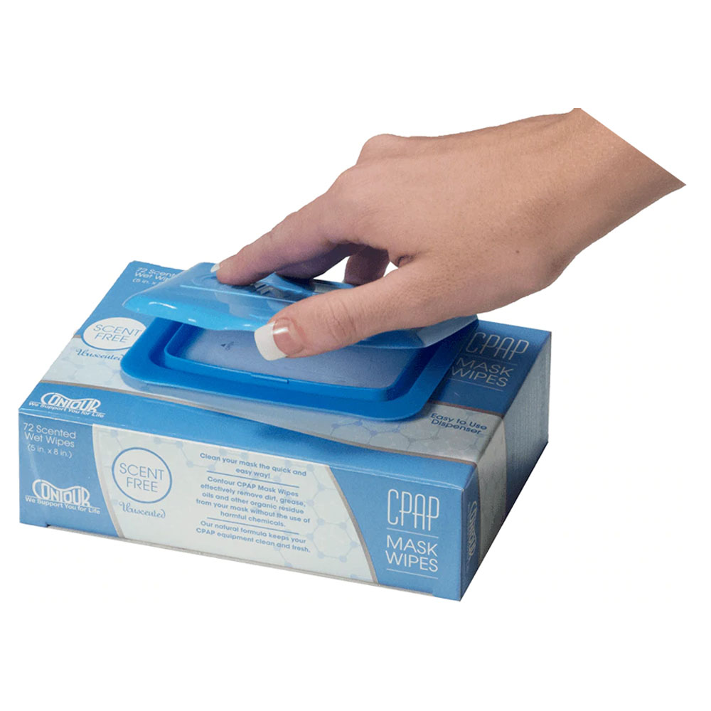 Contour CPAP Mask Cleaning Wipe, Unscented