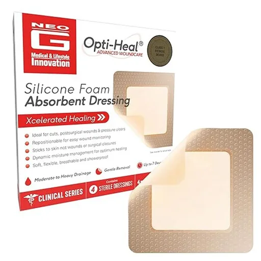 Neo G Silicone Foam Absorbent Dressing