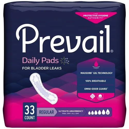 Prevail® Female Bladder Control Pad - Heavy Absorbency