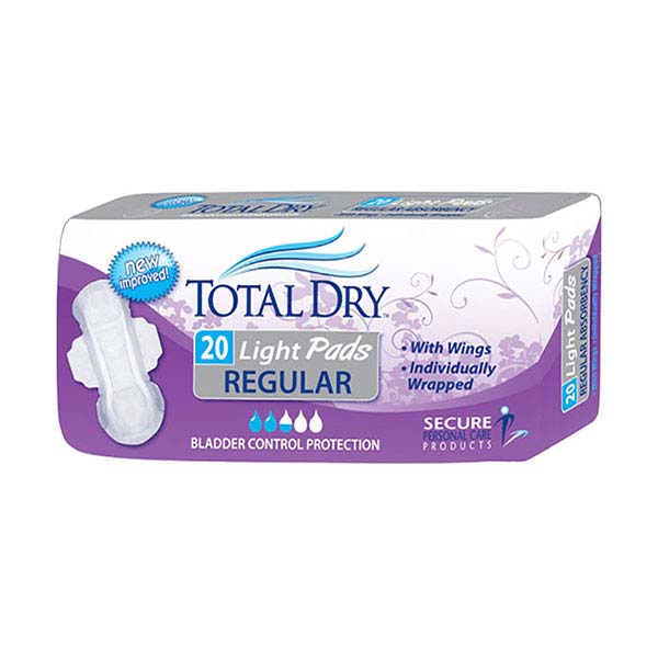 TotalDry™ Incontinence Light Pad, Regular