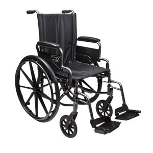 GF Health Traveler L4 Folding Wheelchair 18" x 16" Seat