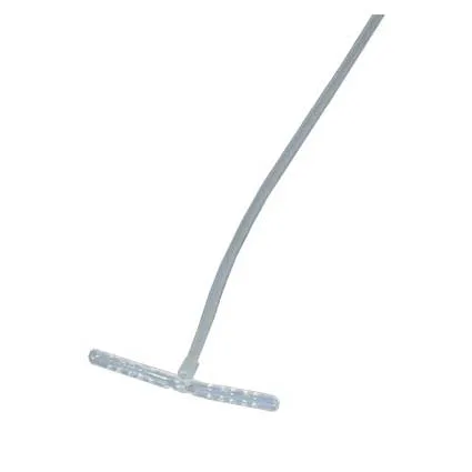 Cardinal Health Jackson-Pratt Silicone T-Tube Drain, 19Fr