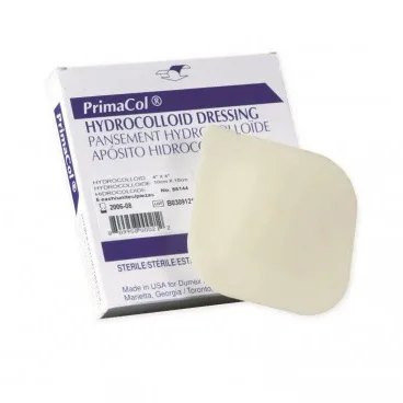 Derma Sciences Primacol Bordered Hydrocolloid Dressing, 6" x 6"