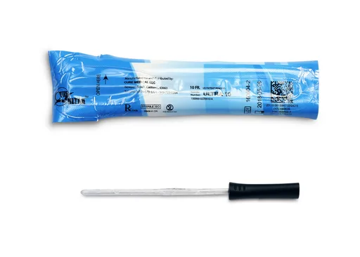Cure Ultra Female Intermittent Catheter, 6” Straight Tip, 10 FR