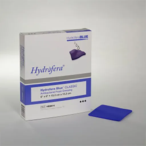 Hydrofera Blue Foam Dressing, Standard, 6" x 6"