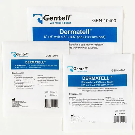 Gentell Dermatell Hydrocolloid Bordered Dressing