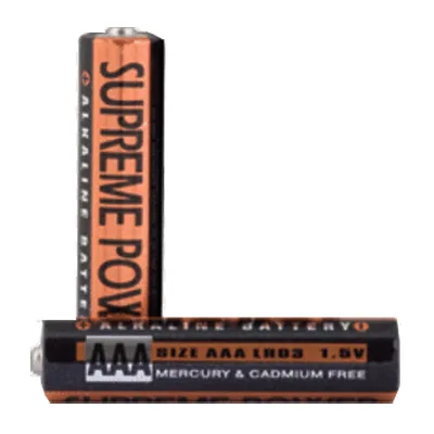 Supreme Technologies AAA Alkaline Battery, 1.5V - 2 Count