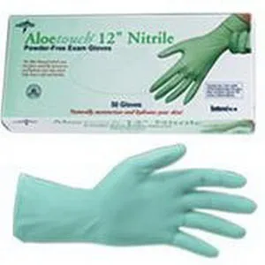 Medline Aloetouch Ice Nitrile Exam Gloves - Large