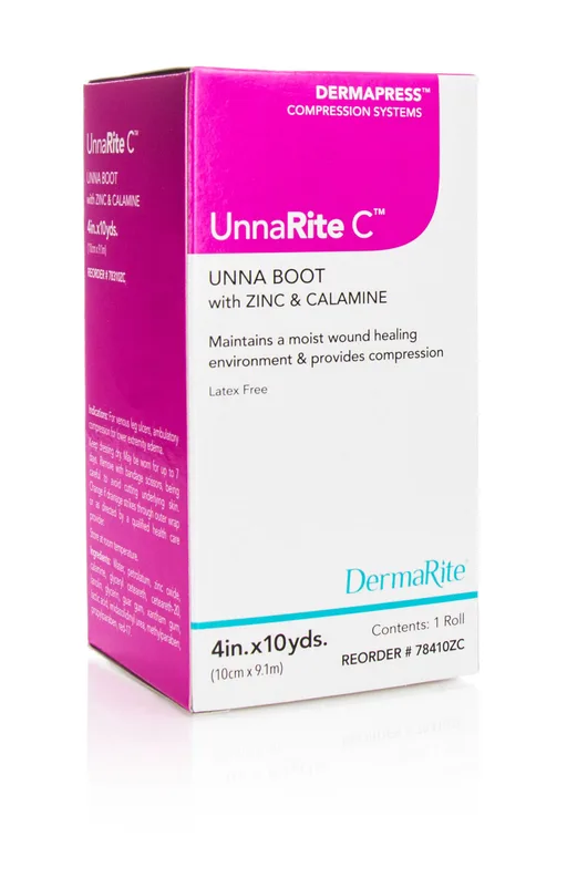 UnnaRite Unna Boot with Calamine, 4" x 10 yds