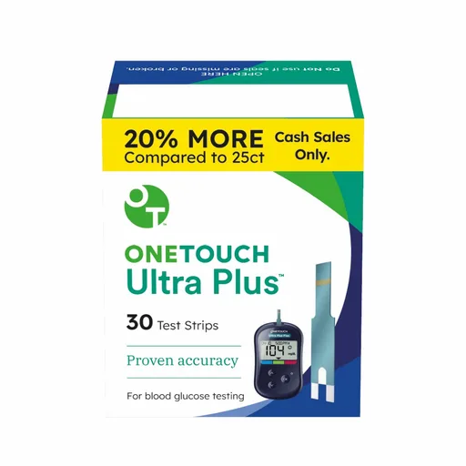 One Touch Ultra Plus Test Strips (30 count)