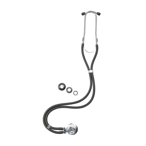 Cardinal Health Sprague Rappaport Type Medical Stethoscope, Adult/Pediatric, Black