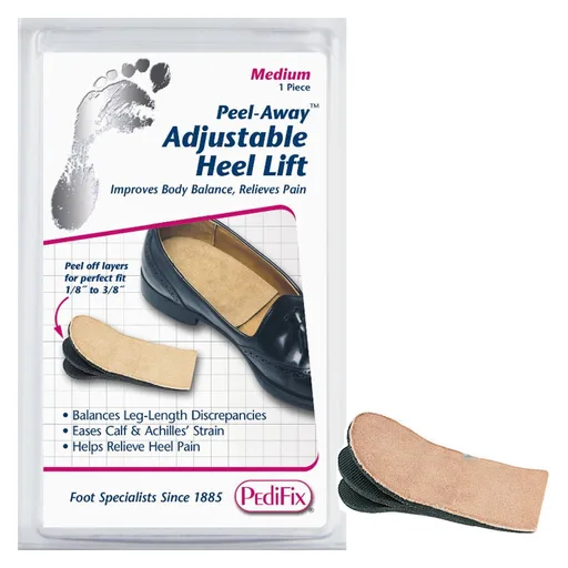 Pedifix Peel-Away Adjustable Heel Lift, Medium