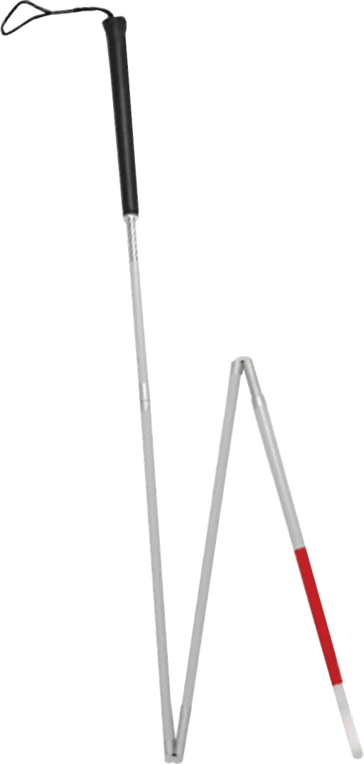 Alex Orthopedic Folding Blind Cane with Wrist Strap 59"