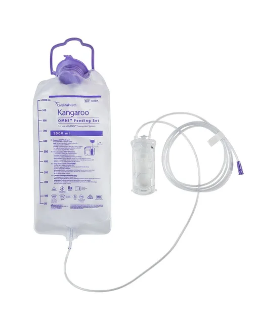 Kangaroo OMNI Feeding Set, 1000 mL, Non-Sterile