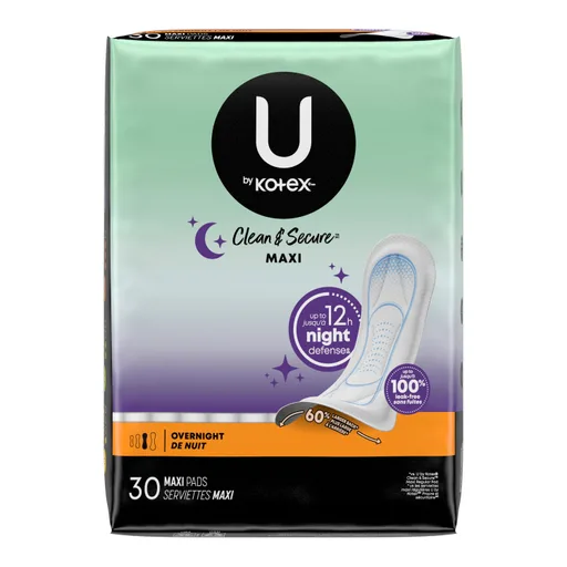 U by Kotex Premium Max Overnight Pad