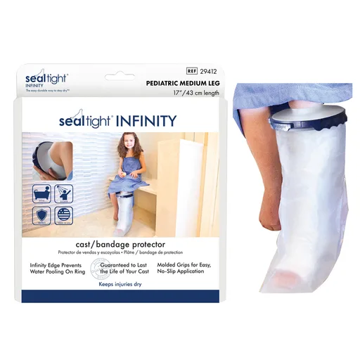 Brownmed Seal-Tight Infinity Cast Protector, Pediatric, 17" Medium Leg