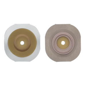 Hollister New Image Flextend Up to 2" Cut-to-Fit Convex Skin Barrier, 2-3/4" Flange, Tape Border, Blue