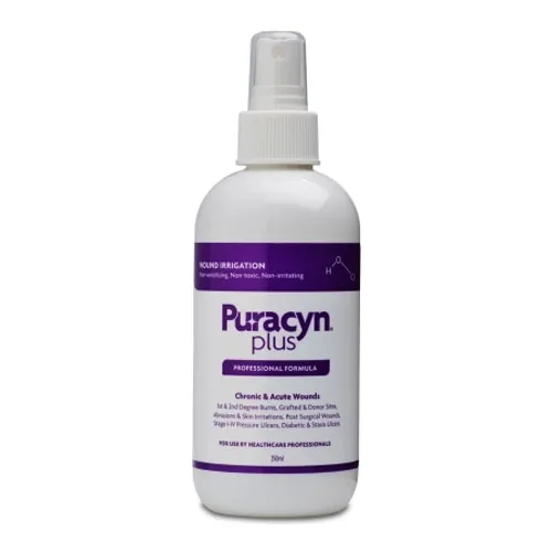 Innovacyn Puracyn Plus Professional Wound Irrigation Solution, Pump Spray Applicator, 250mL