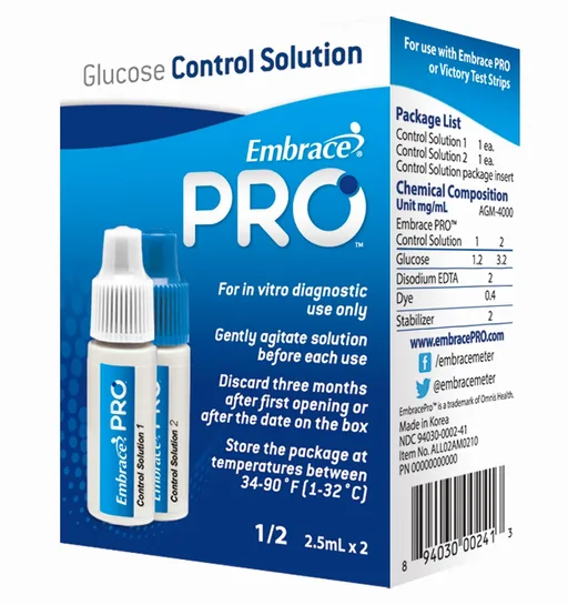 Omnis Health Embrace® PRO™ Glucose Control Solution