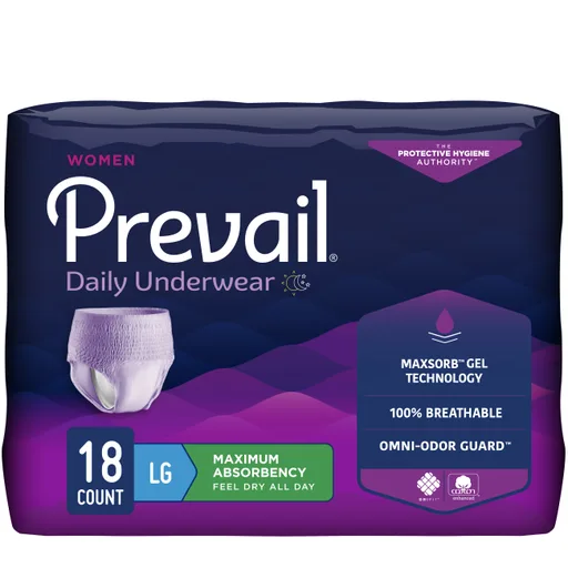 Prevail® Underwear for Women, Large (38" to 50")
