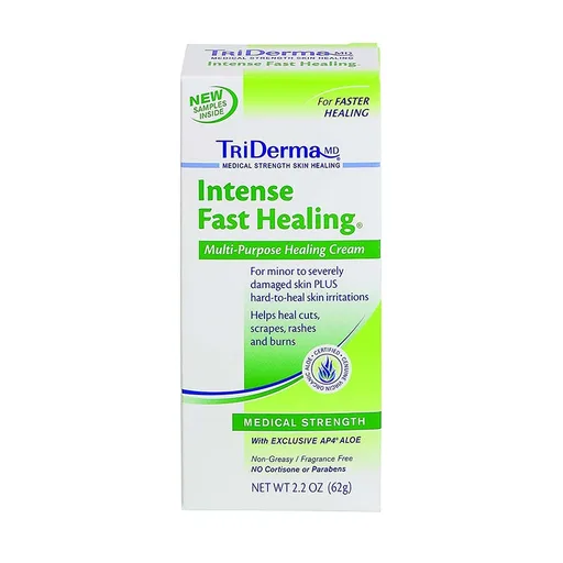 Genuine Virgin Aloe TriDerma Intense Fast Healing Skin Cream