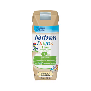 Nestle Nutren Junior Fiber Complete Liquid Nutrition with Prebio1 Vanilla Flavor, 250mL Can