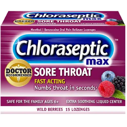Chloraseptic Max Sore Throat Lozenges - Wild Berries