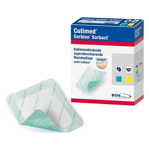 BSN Jobst Cutimed Sorbion Sorbact Wound Dressing, 4" x 8"
