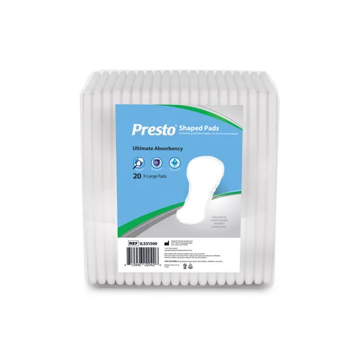 Presto® Incontinence Pad, Ultimate Absorbency