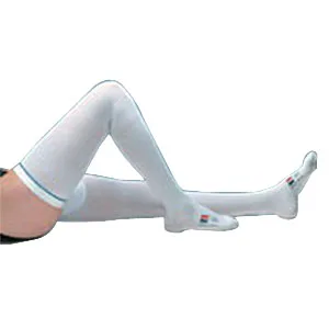 T.E.D Thigh Length Anti-Embolism Stockings, Latex-Free, XXL Short, White
