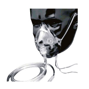 Salter Elongated Style High Concentration Mask with 7 ft. Tubing