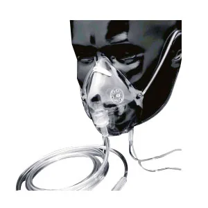Salter Elongated Style High Concentration Mask with 7 ft. Tubing